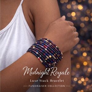 Midnight Royale Luxe Stack Bracelet – Fundraiser Collection